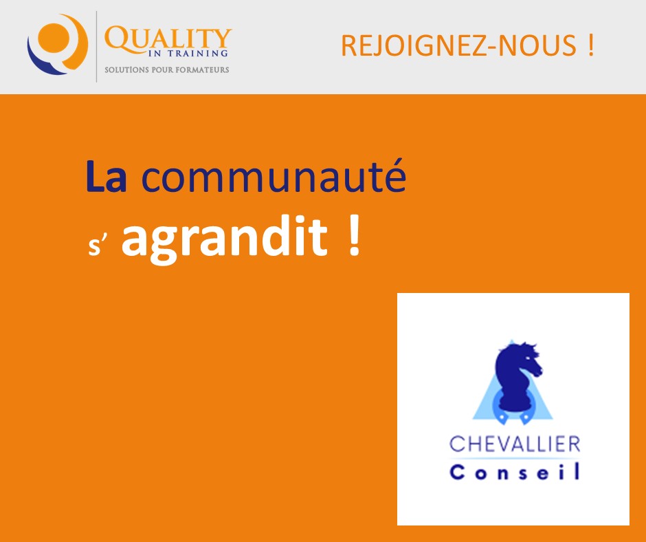 CHEVALLIERconseil choisit Quality in Training